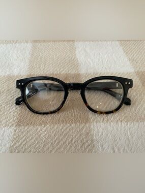 Eyebobs Waylaid 2231-05 Black & Tortoiseshell Round Frame Glasses